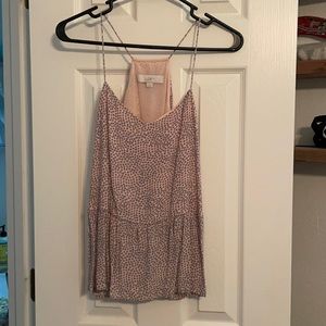 LOFT strapped peplum shirt